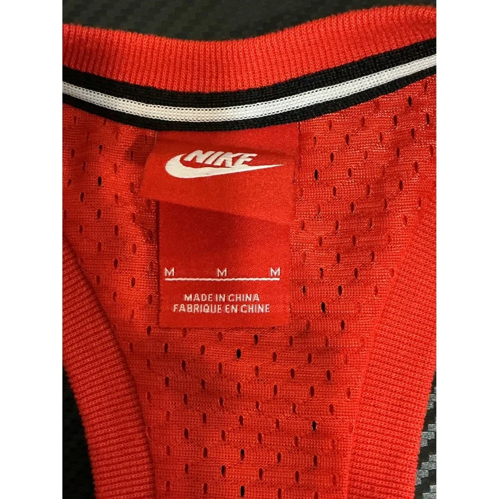 Nike Sportswear Womens Mesh Tank Top Red Just Do It Racerback Gym Streetwear